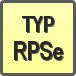 Piktogram - Typ: RPSe